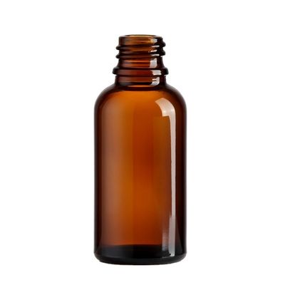 10ml 20ml 30ml Brown Essential Oil Glass Bottle with Bamboo Cover Base Material Glass