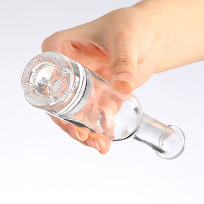 Clear Glass Collar Top Selling Wine Organic Bottle for Clients' Specific Requirements