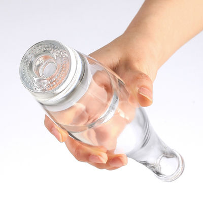 Customized Logo Mini Champagne Glass Bottle for Soft Drink Distribution and Promotion in Clear