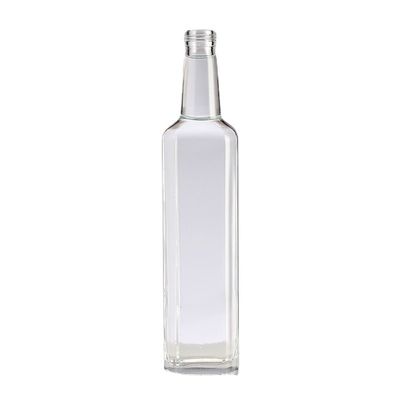 Glass Oil Bottle 500ml with Clear Collar Material and Customized Logo