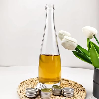 500ml/750ml Glass Bottle for Beverage Customized Transparent Bottle