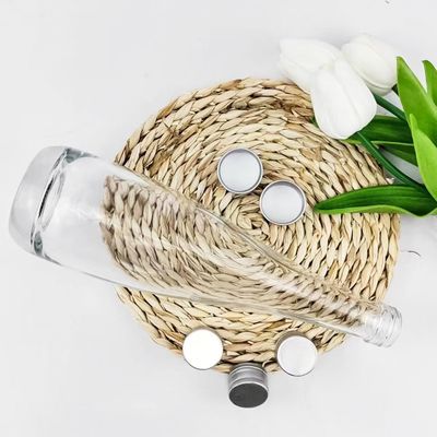 500ml/750ml Glass Bottle for Beverage Customized Transparent Bottle
