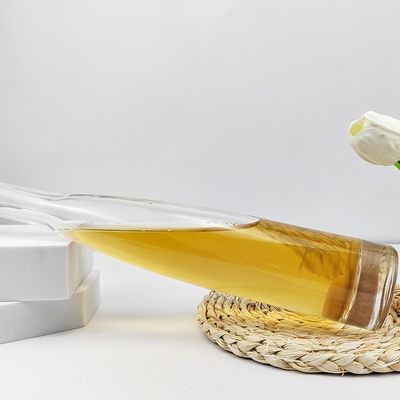 Transparent Glass Bottle for Olive Oil 250ml 500ml 750ml Sealing Type Cork Beverage