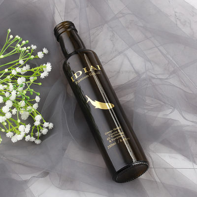 Clients' Specific Requirements Custom Logo Glass Bottle for Olive Oil 250ml 500ml Brown