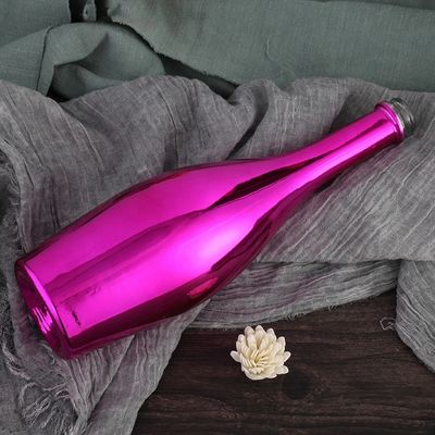 Customized Glass Products Clear Champagne Sparkling Wine 750ml Bottle with Stopper