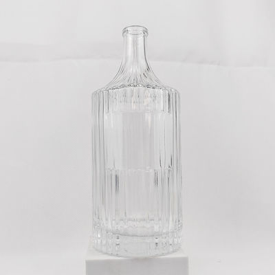 High White Glass Material Custom Color Clear 750ML Whisky Whiskey Glass Decanter Bottle