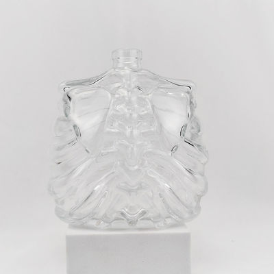 Glass Collar Material Custom Shape Bottle for Whiskey Vodka Rum Tequila Gin Spirit