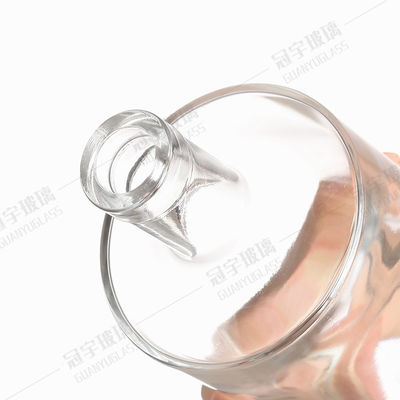 Base Material Glass Body Material Whiskey Bottle 500ml 750ml with Cork