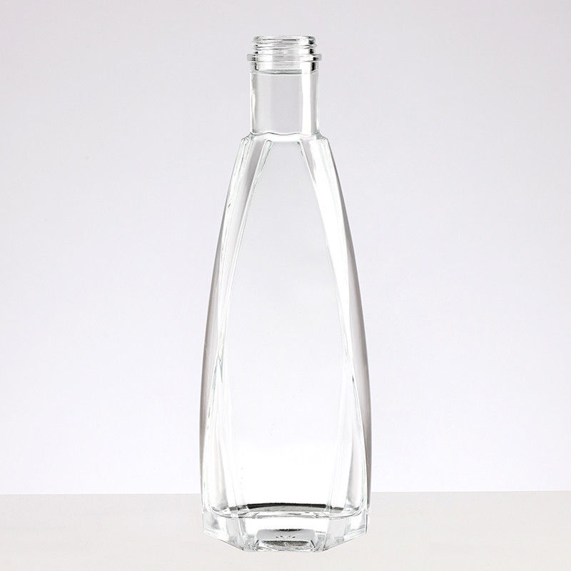 250ml 500ml 700ml 750ml Glass Liquor Bottle for Vodka Whiskey Gin Spirit Rum Tequila