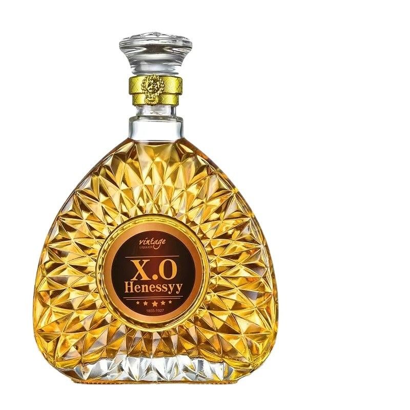XO Wine Bottle Screw Cap Glass Bottle 700ml Capacity Perfect for Whiskey Champagne Vodka