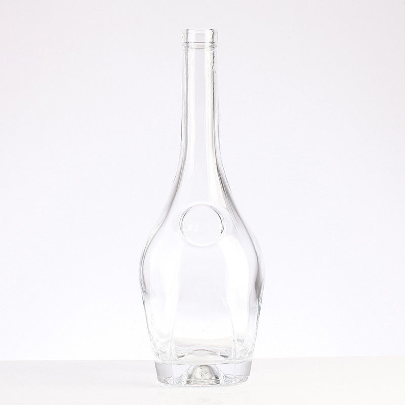 Custom Liquor Vodka Gin Whiskey Tequila Glass Bottle 750ml With Rubber Stopper