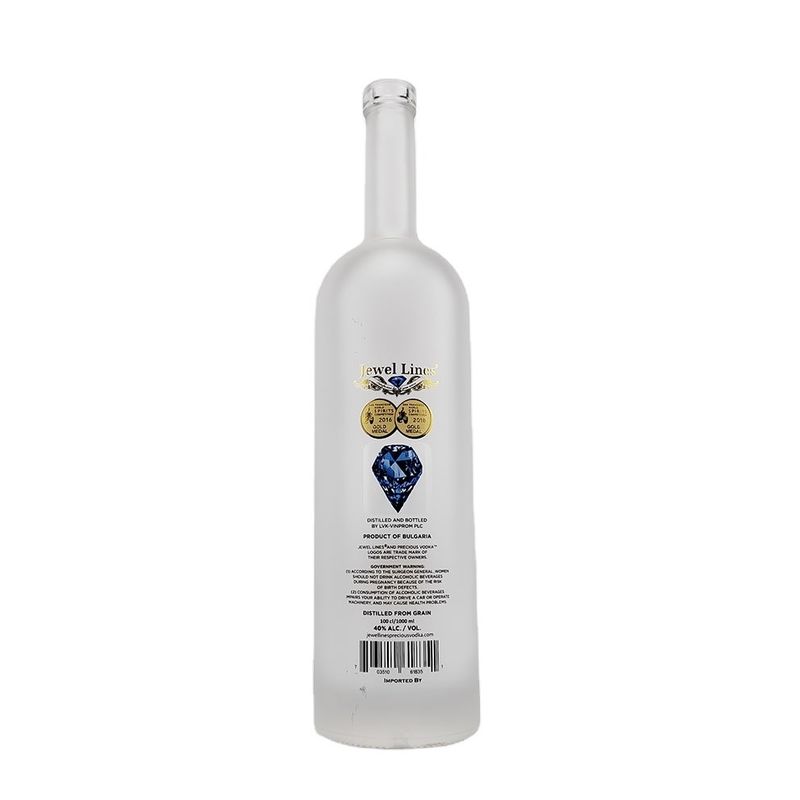 Customized Color Logo Round Glass Bottle 200ml 375ml 500ml 700ml 750ml 1000ml for Beverage