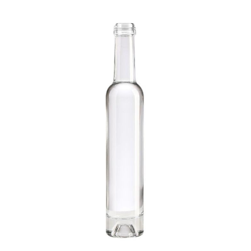 Clear 750ml Tequila Empty Wine Bottle with Lid and Hot Stamping Surface Handling Tesla